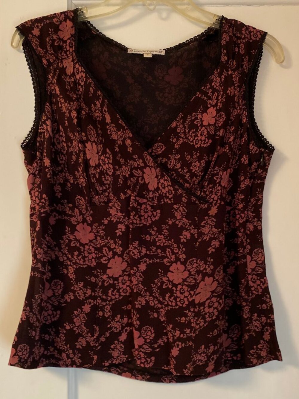 Nanette Lepore Silk two-piece set with matching top & wrap-around skirt - Picture 2 of 15
